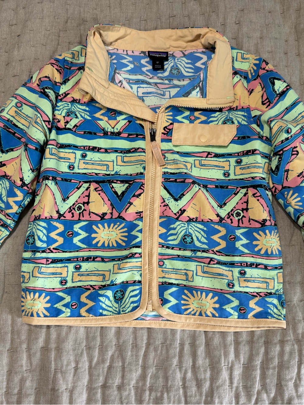 Patagonia Multicolor Geometric Print boys size 4T